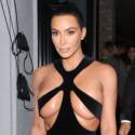 Kim Kardashian Goes To Dinner Topless