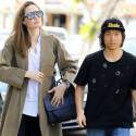 Angelina Jolie Buys $900 YSL Sweatshirt For 15-Year-Old Son Pax!