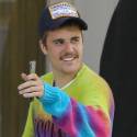 Justin Bieber Goes Hippie Chic In Tie-Die And Off-White Nikes