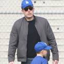 Ben Affleck Helps Coach Son Samuel's Baseball Game