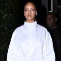 Rihanna Sports Cornrows For Dinner At Giorgio Baldi