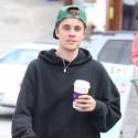 Justin Bieber Goes For Coffee, Looking Somber