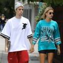 Justin And Hailey Go For A Romantic Lunch