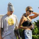 Justin Bieber And Hailey Baldwin Shop And Eat All Day