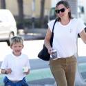 Jennifer Garner Takes Son Sam For Ice Cream