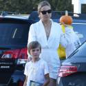 Kate Hudson Preps For Halloween With Son Bing And Daughter Rani