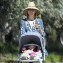 Kate Hudson Takes A Stroll With New Baby Rani And Her Two Sons